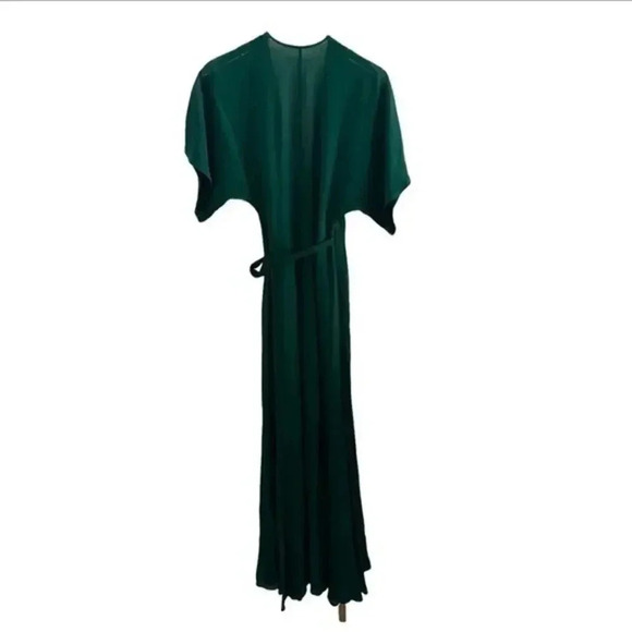 Reformation Winslow Green Maxi Dress XS B951 - Picture 4 of 6